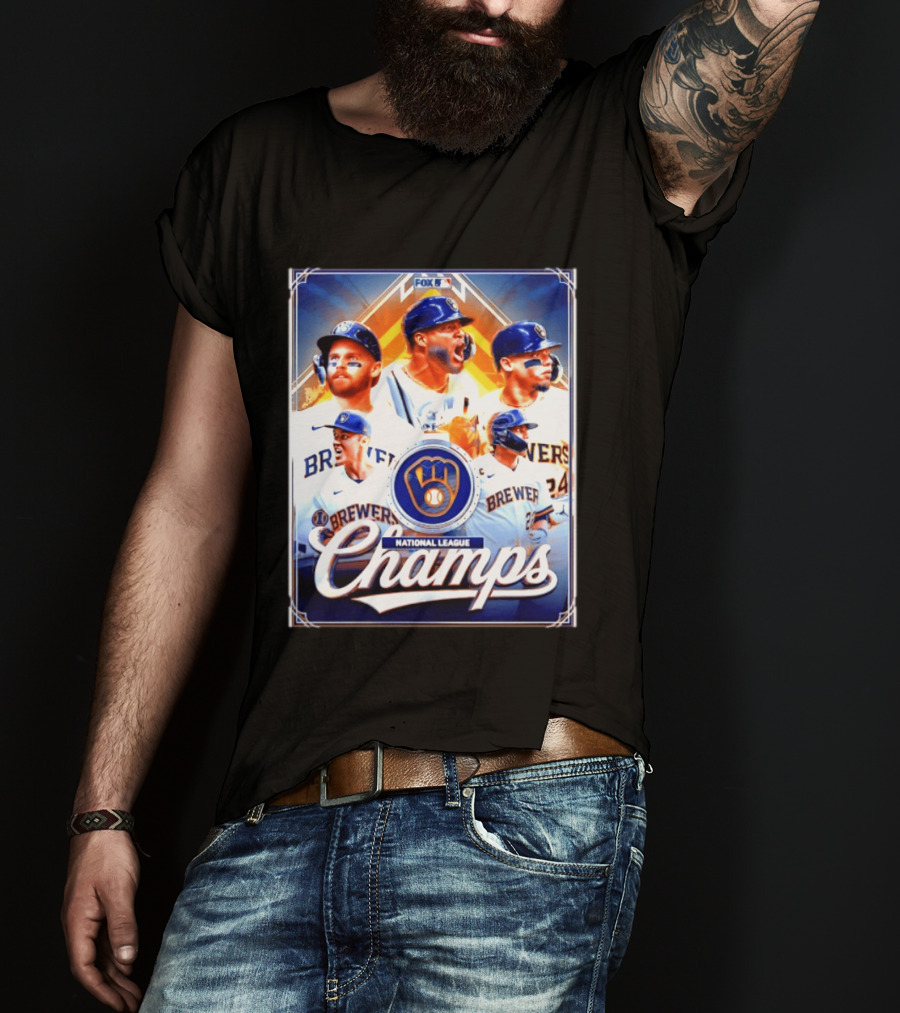 Milwaukee Brewers 2026 MLB Postseason NLCS Champs National League T-Shirt