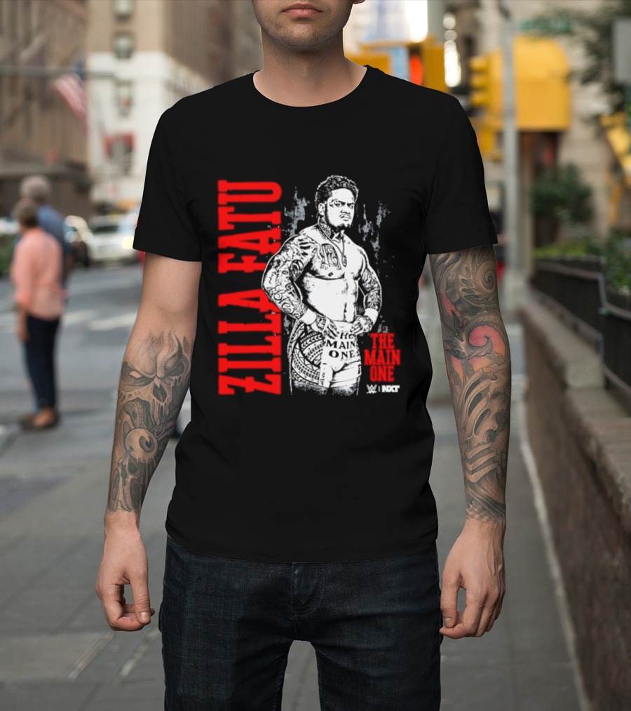 Zilla Fatu The Main One NXT Fatu Vertical WWE T-Shirt