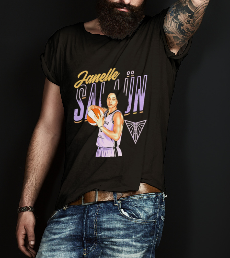 Janelle Salaun Golden State Valkyries Basketball Pose 2026 T-Shirt