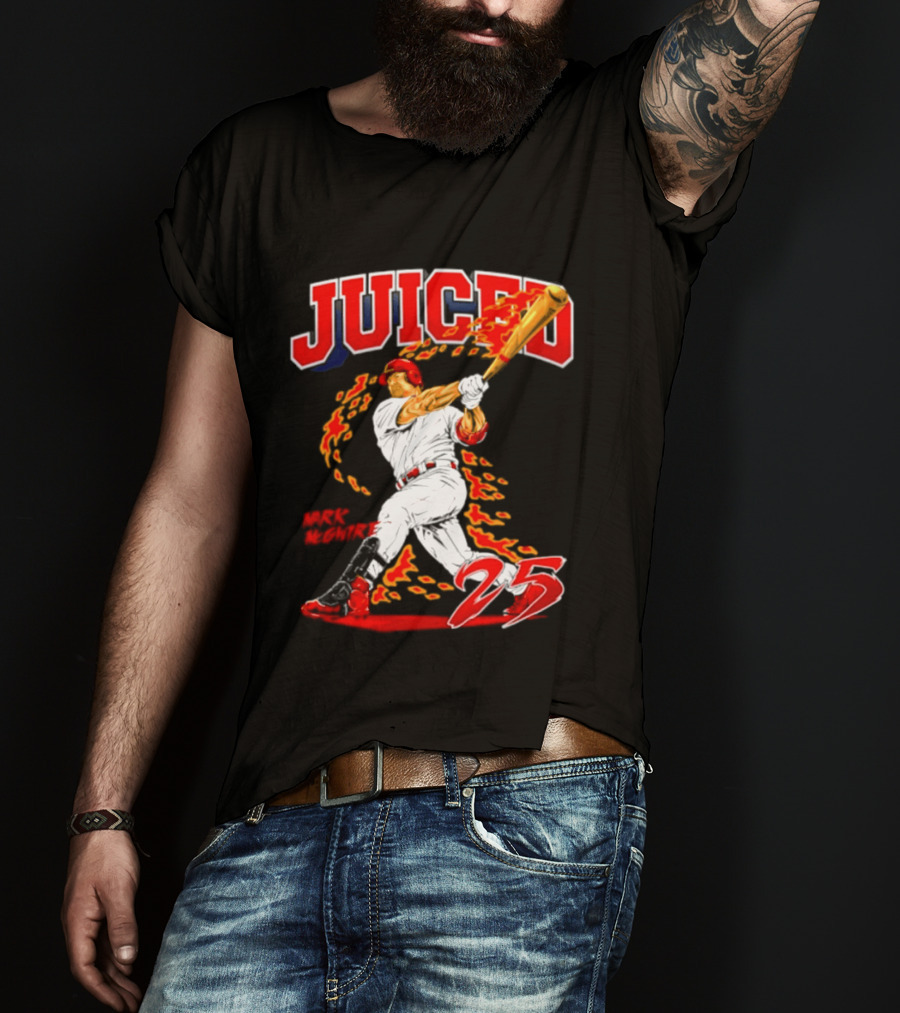 Juiced 25 St. Louis Cardinals MLB Slugger Swing T-Shirt