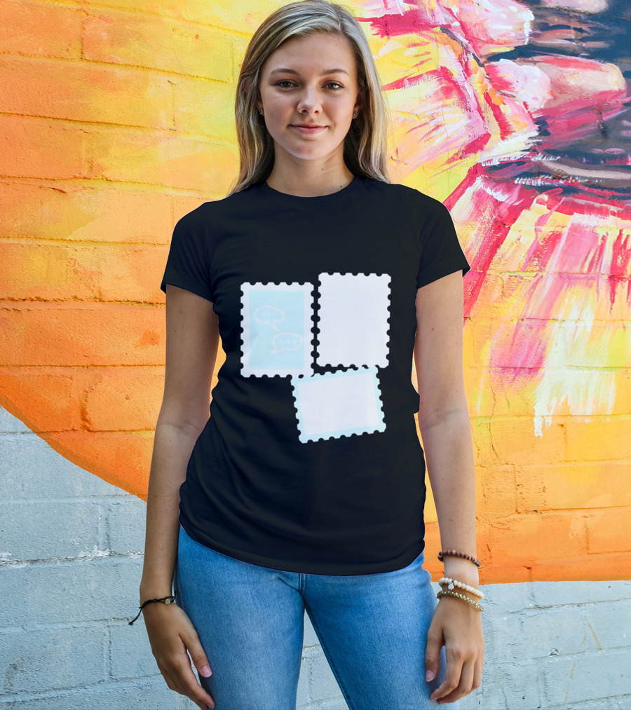 MassBQ Postage Stamps Speech Bubbles Collection T-Shirt