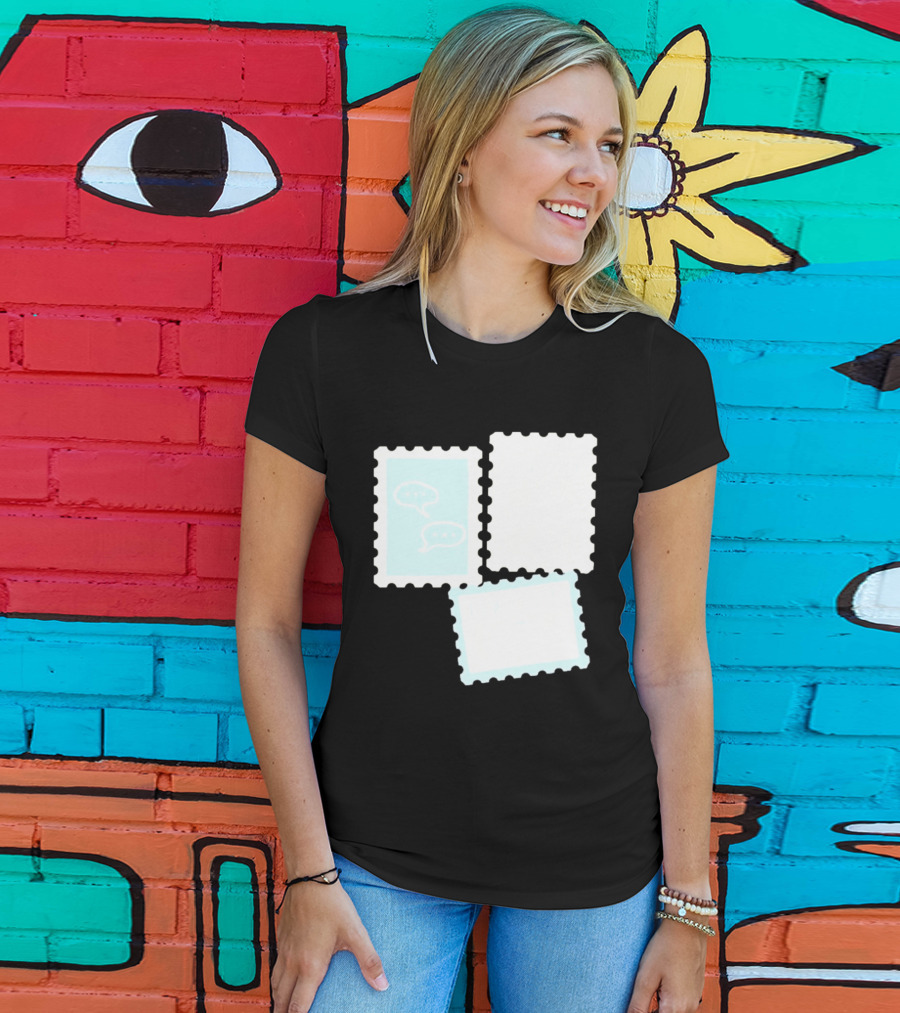 MassBQ Postage Stamps Speech Bubbles Collection T-Shirt