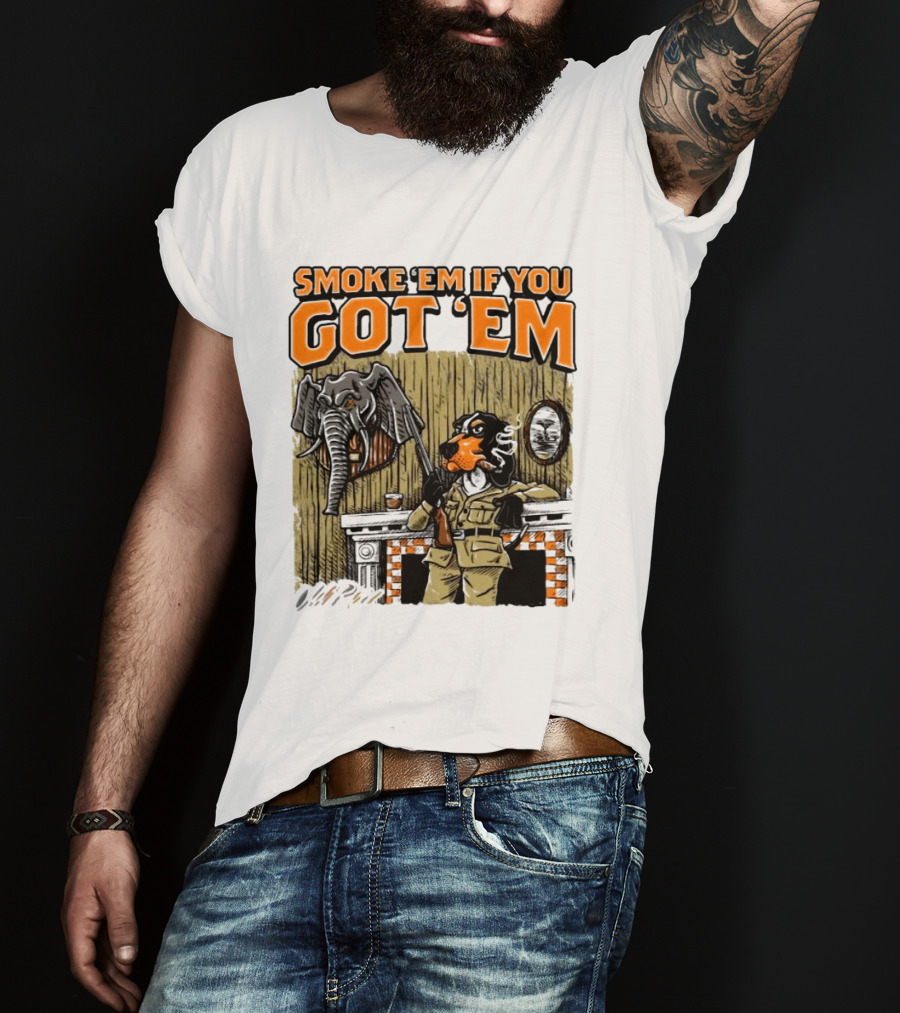 Smoke 'Em If You Got 'Em Tennessee Volunteers Beat Alabama Crimson Tide 26 10 T-Shirt