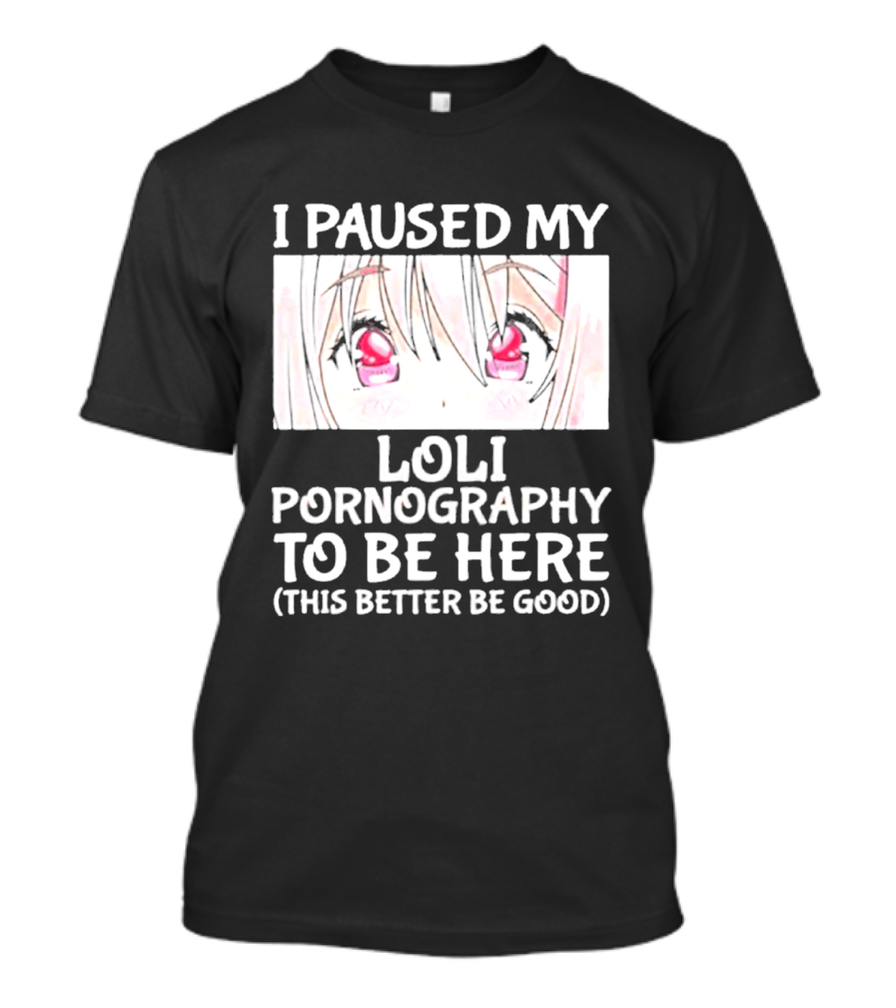I Paused My Loli Pornography To Be Here T-Shirt