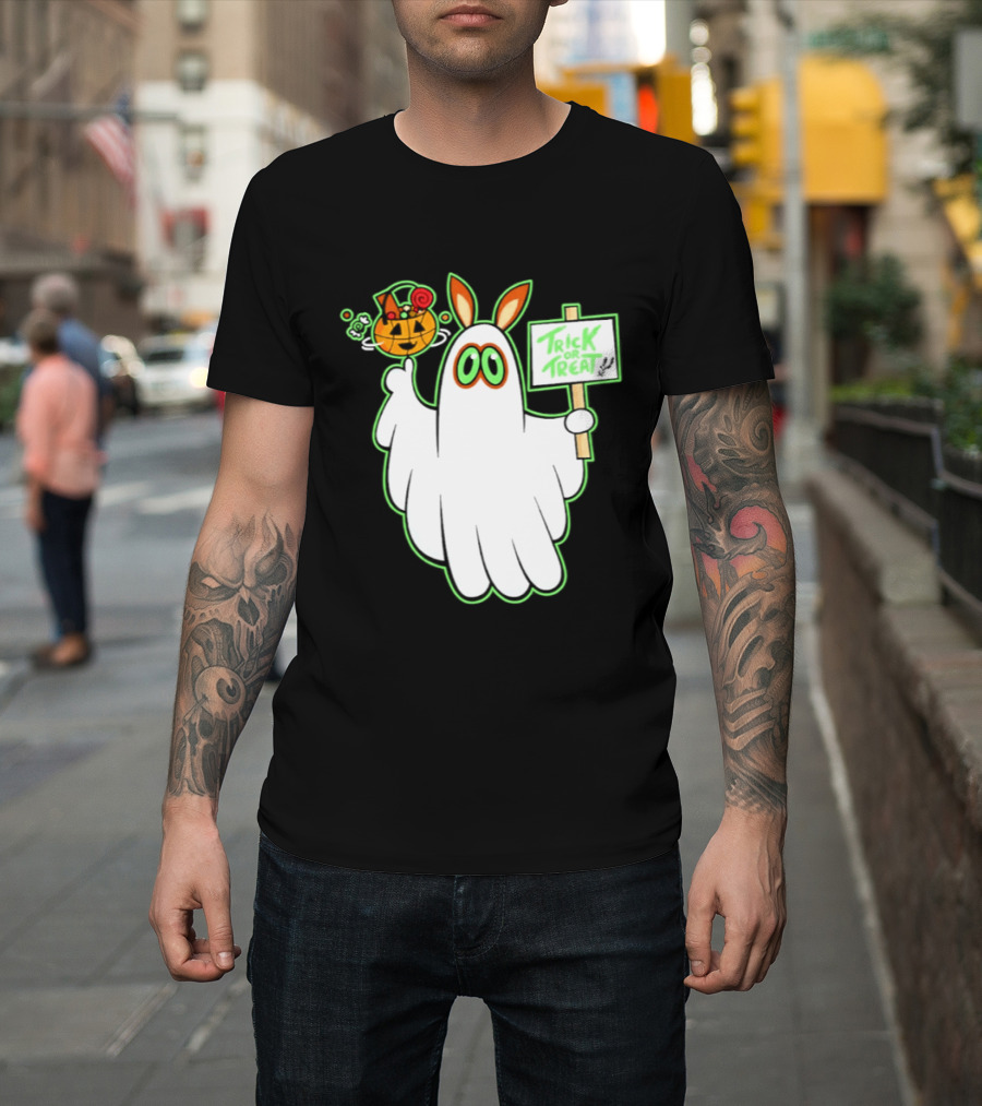 Halloween Trick Or Treat Ghost 2026 27 Spurs T-Shirt