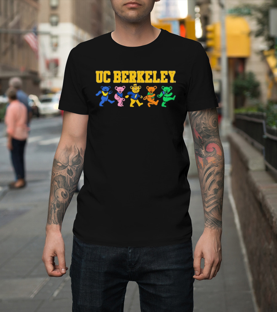 UC Berkeley Grateful Dead Dancing Bears Collaboration 2026 T-Shirt