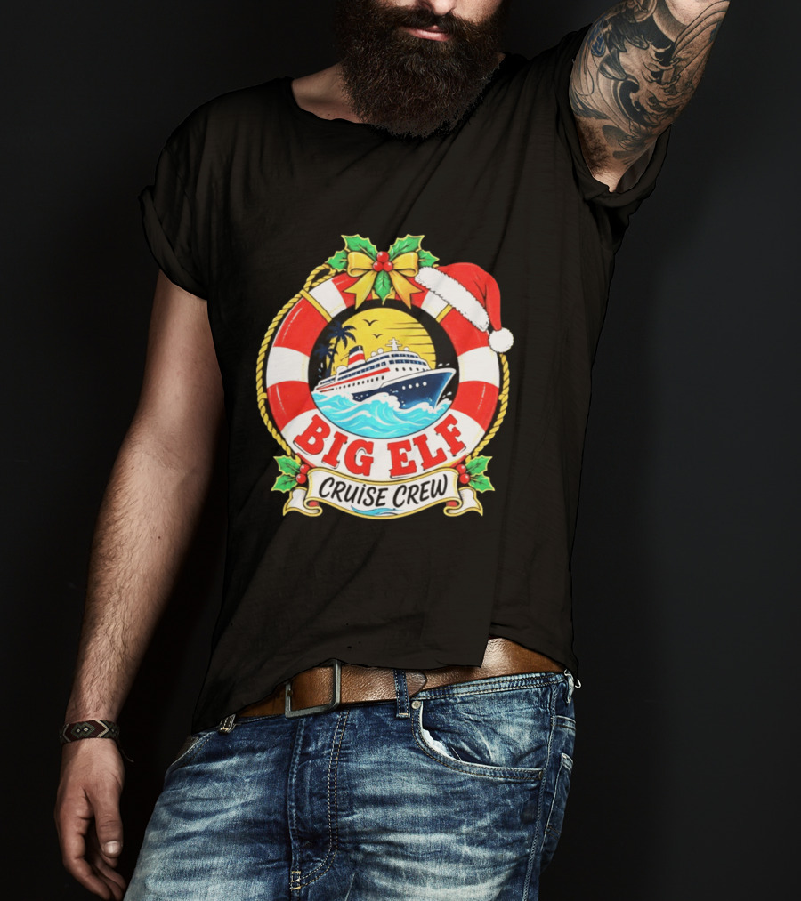Big Elf Cruise Crew Christmas Vacation T-Shirt