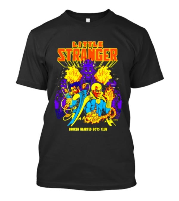 Little Stranger Broken Hearted Boys Club Comic Style Superheroes T-Shirt