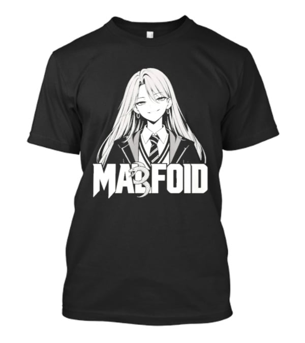Malfroid Anime Character White Hair T-Shirt