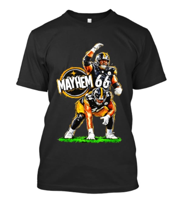 Mayhem 66 Pittsburgh Steelers Football T-Shirt