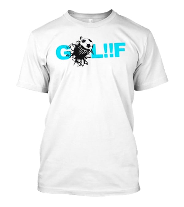 Barcelona GOL!!F Explosion Graphic FC Barcelona X Golf Wang Collaboration T-Shirt