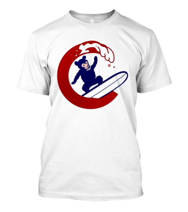 Clark The Cub Surfing Chicago Cubs Baseball 2026 T-Shirt