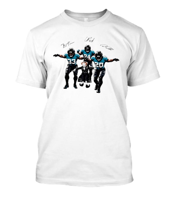 Jacksonville Jaguars Tiptoeing UFod 33 24 20 T-Shirt