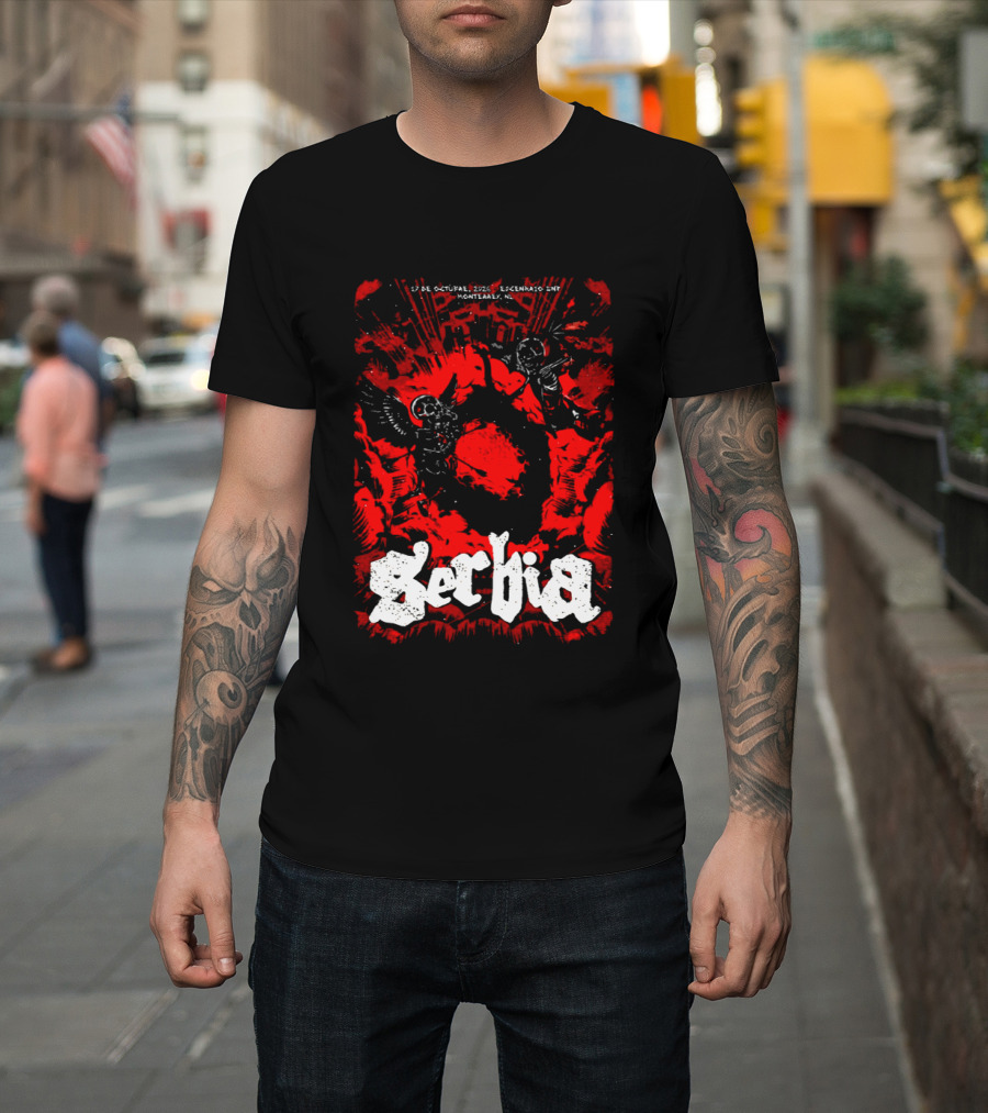 Serbia Live At Escenario GNP Seguros Monterrey NL 17 De Octubre 2026 Event Essentials T-Shirt