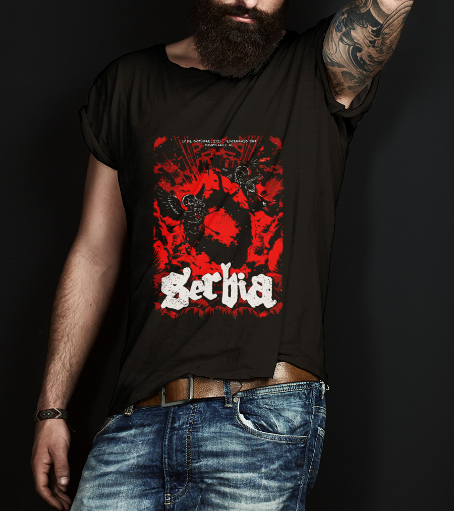 Serbia Live At Escenario GNP Seguros Monterrey NL 17 De Octubre 2026 Event Essentials T-Shirt