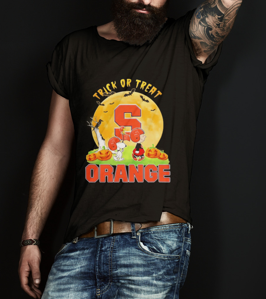 Syracuse Orange Peanuts Trick Or Treat Halloween 2026 T-Shirt