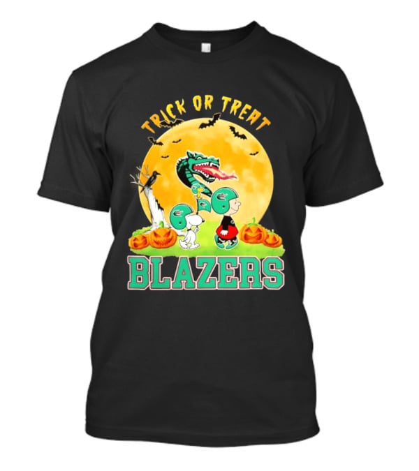 UAB Blazers Peanuts Halloween Trick Or Treat Abbey Road 2026 T-Shirt