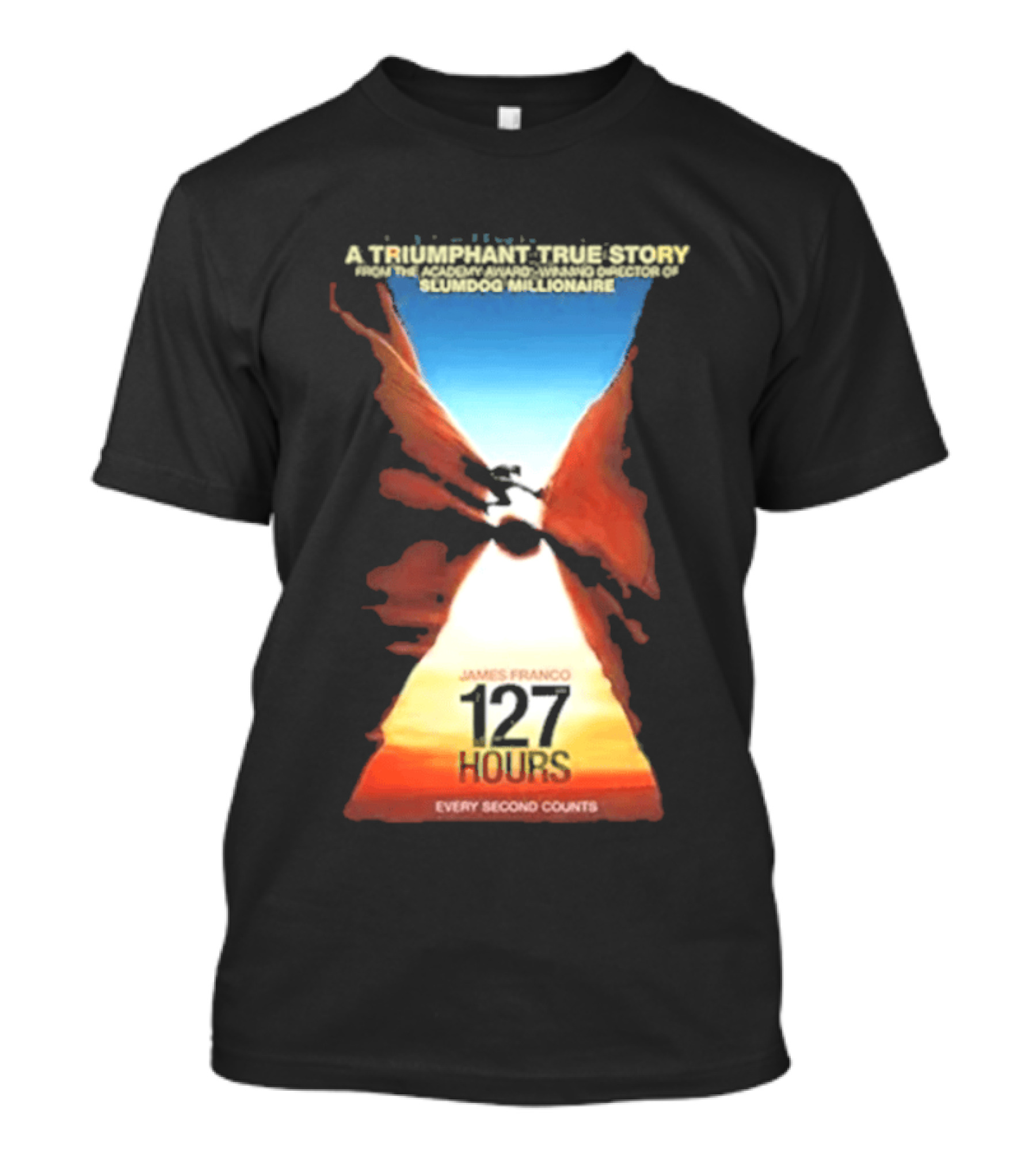James Franco 127 Hours Every Second Counts T-Shirt