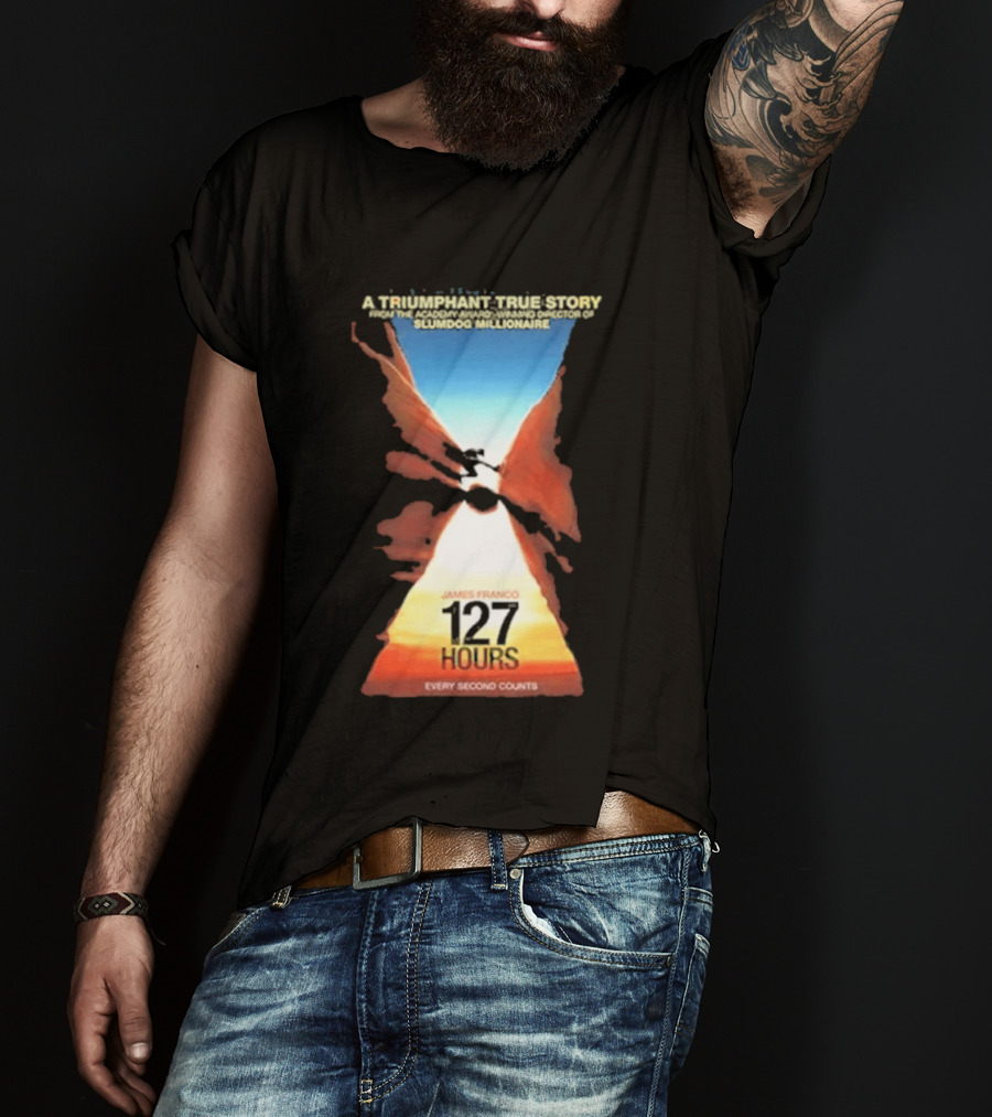 James Franco 127 Hours Every Second Counts T-Shirt