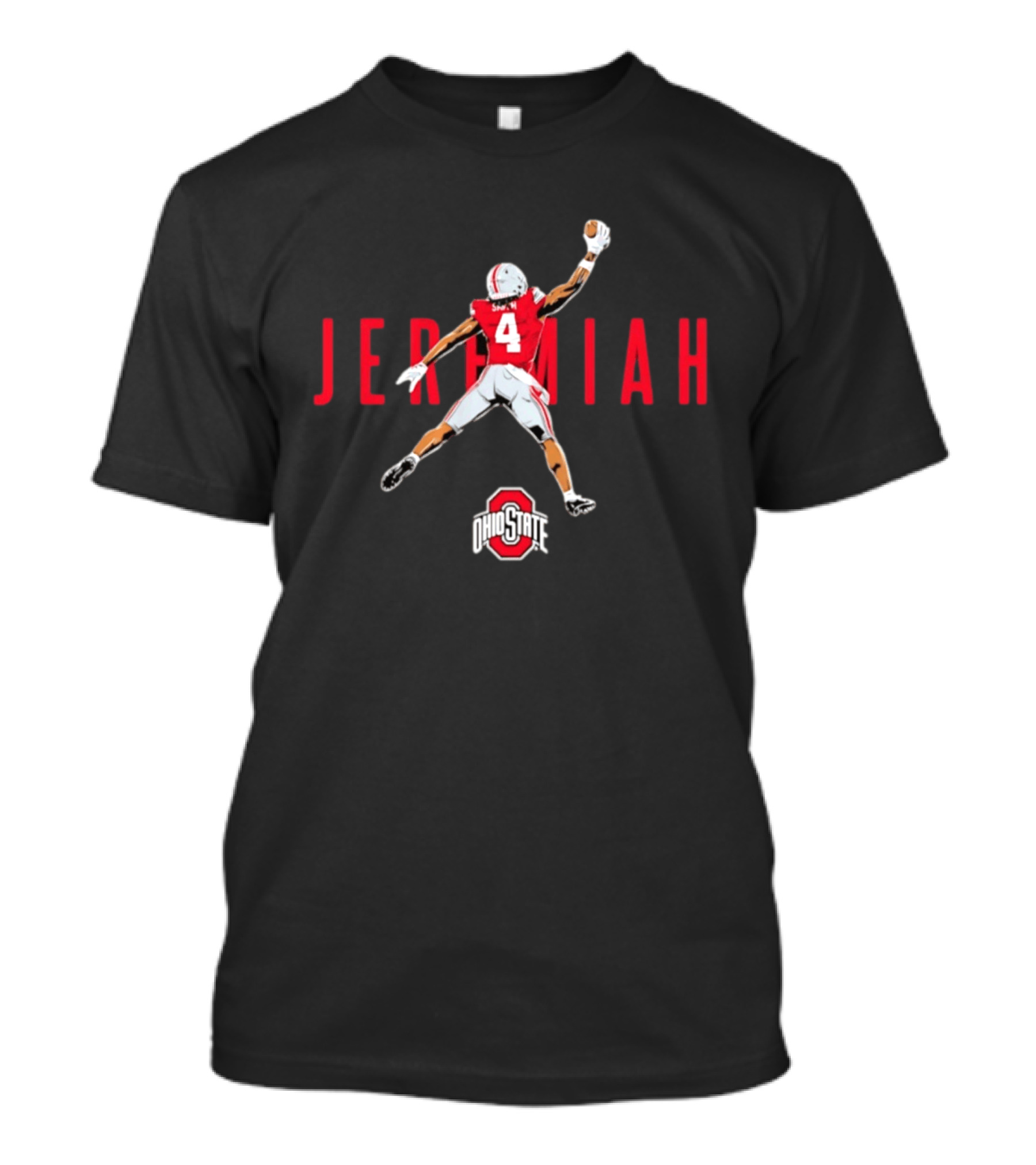 Jeremiah Smith Ohio State Buckeyes 2026 Heisman Trophy Hopes Air Sketch T-Shirt