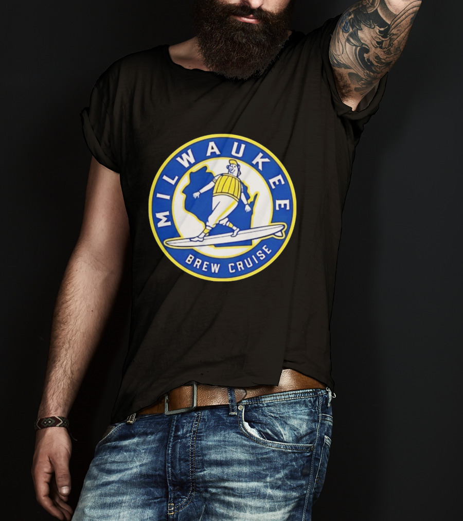 Milwaukee Brew Cruise Barrelman Surfing 2026 T-Shirt