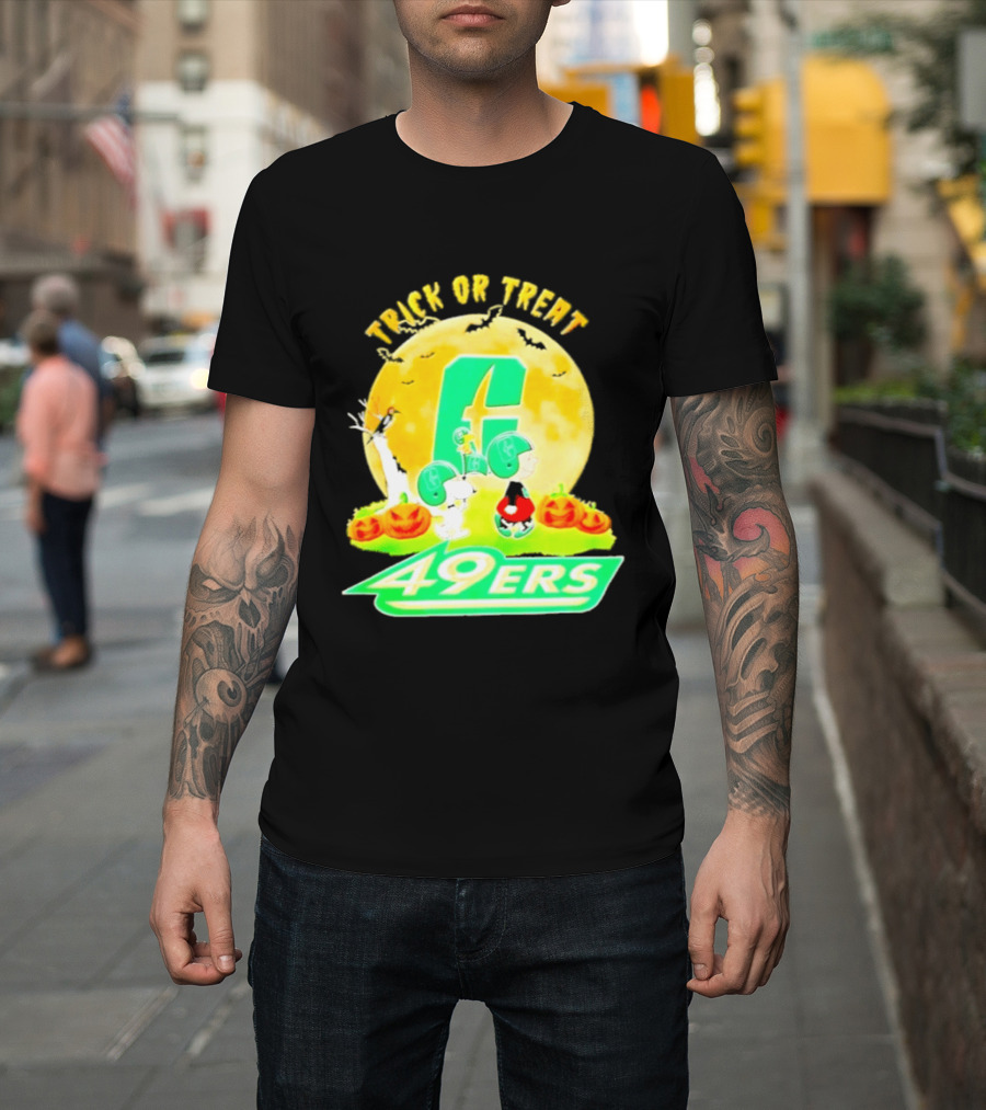 Charlotte 49ers Peanuts Trick Or Treat Halloween 2026 Abbey Road T-Shirt