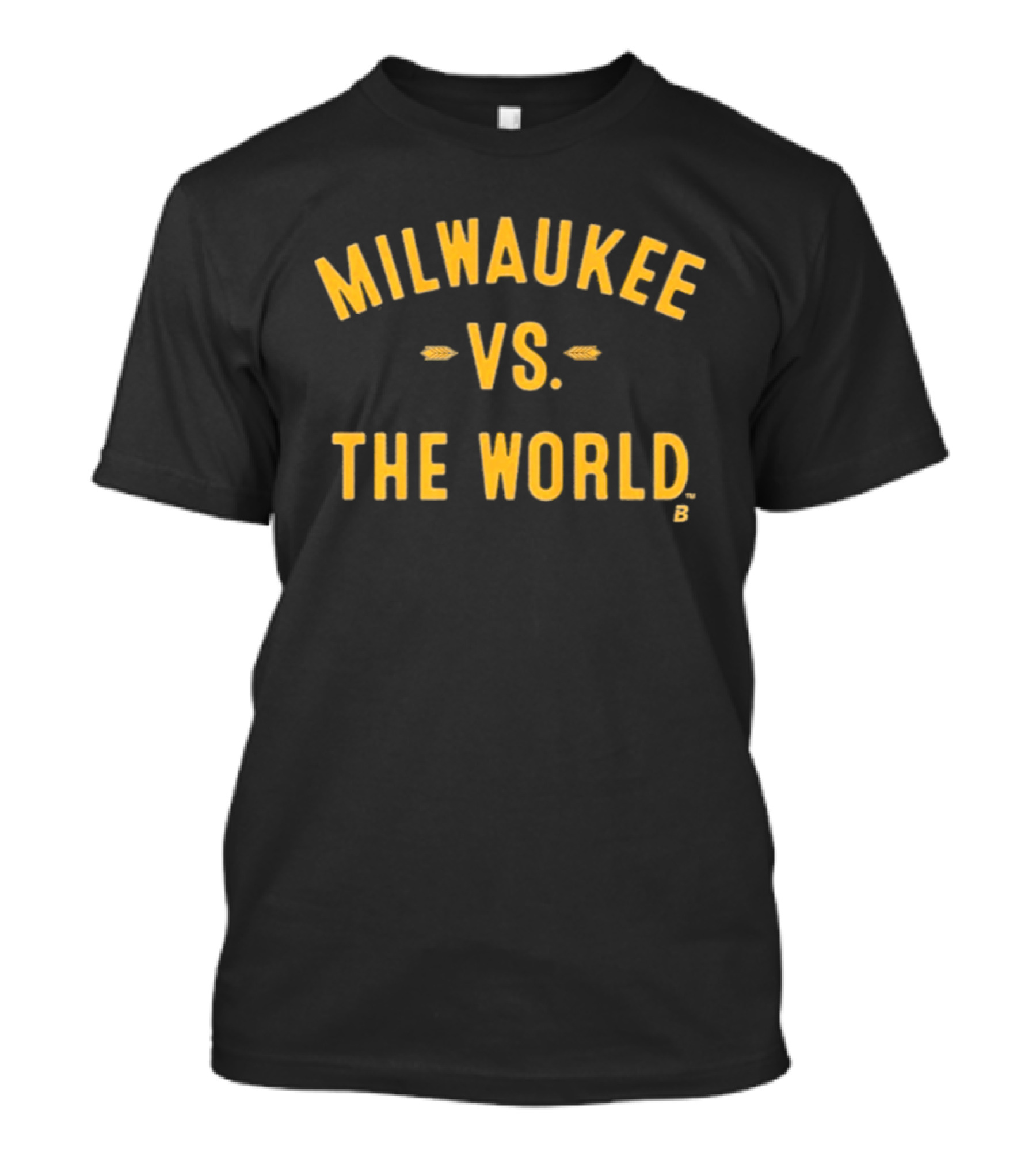 Milwaukee Vs The World Bold Block T-Shirt