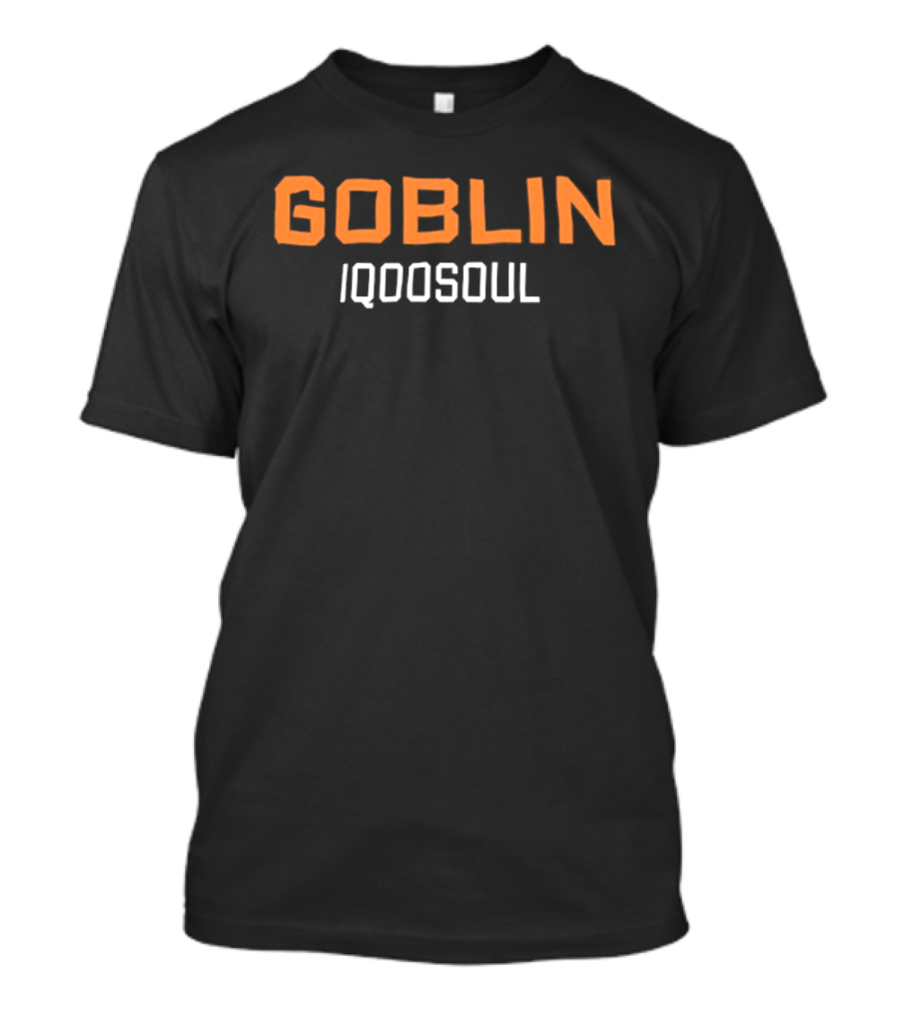 Goblin Iqdosoul Bold Text Orange And White T-Shirt