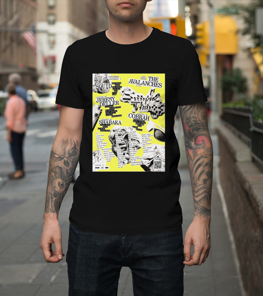 Simple Things 2026 Festival Bristol UK Line Up Featuring The Avalanches Live On November 7 Curated By Squid Jeremy Deller Shabaka And Cobrah T-Shirt