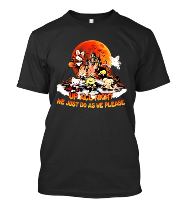 Stray SKZOO Halloween Up All Night We Just Do As We Please T-Shirt