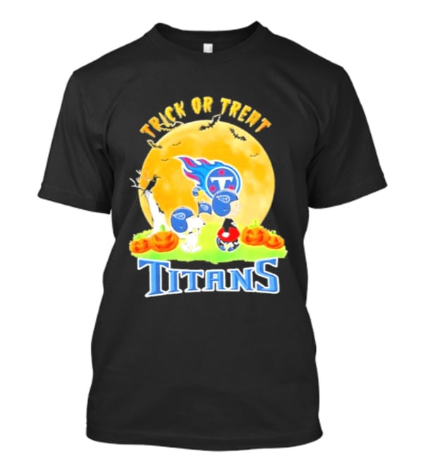 Tennessee Titans Peanuts Trick Or Treat Halloween 2026 Abbey Road T-Shirt