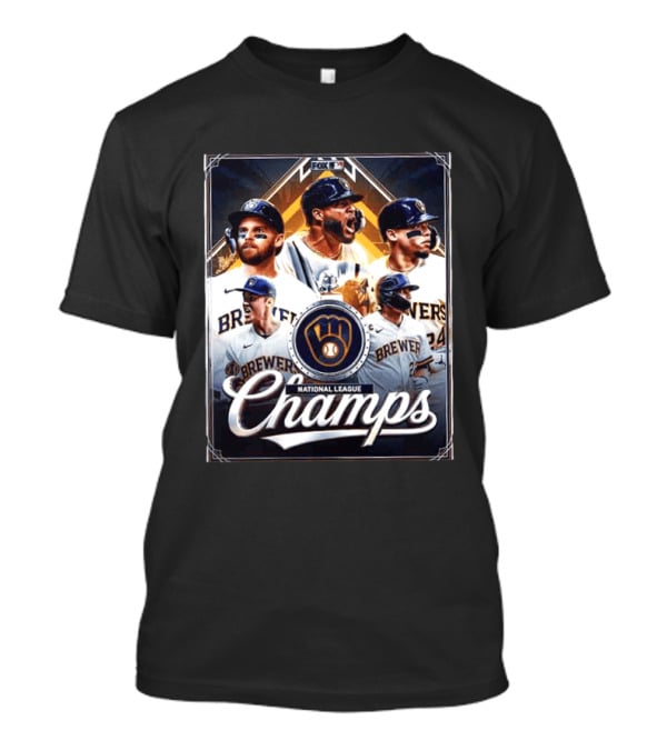 Milwaukee Brewers National League Champs Iconic 2026 Celebration T-Shirt