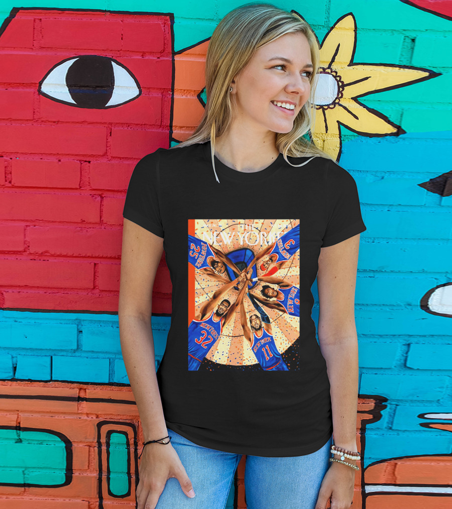 The New Yorker Make It Two New York Knicks Team Spirit Oct 26 2026 Cover T-Shirt
