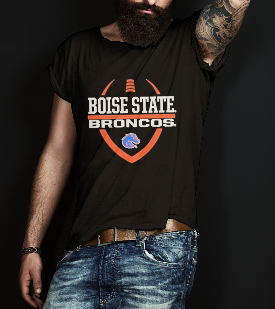 Boise State Broncos Football 2026 Team Logo With Iconic Horse T-Shirt
