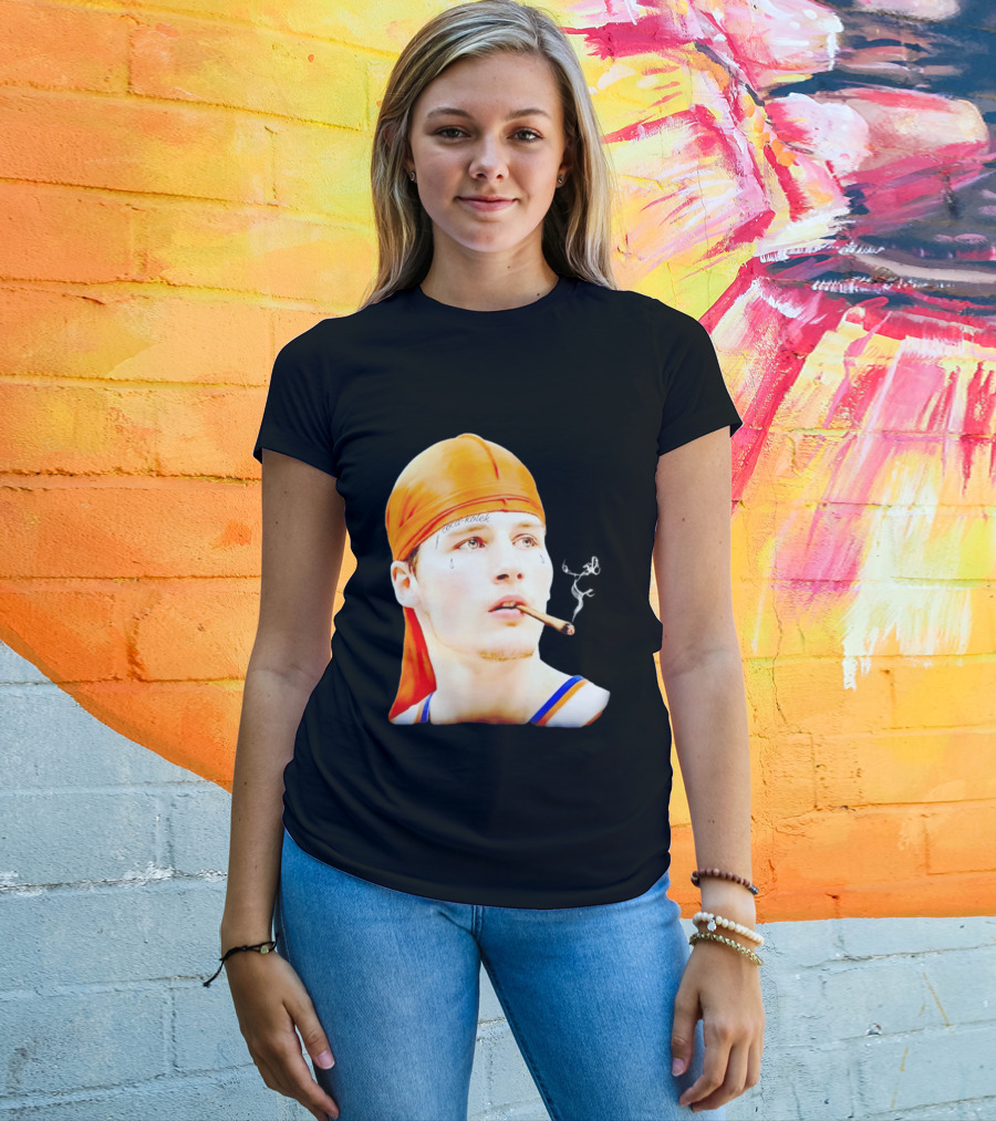 Gangsta Kolek Tyler Kolek Cool Kolek New York Knicks Cigar T-Shirt