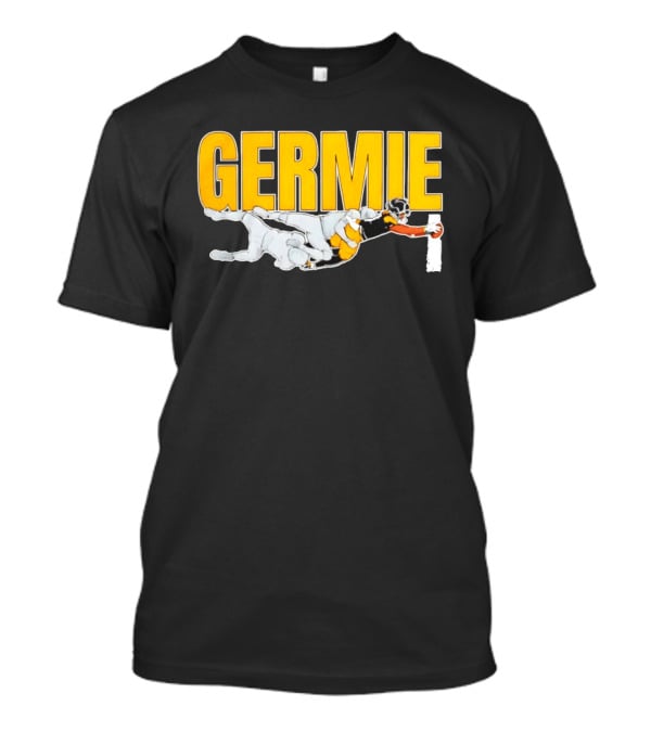 Germie Bernard Touchdown Dive Football Action T-Shirt