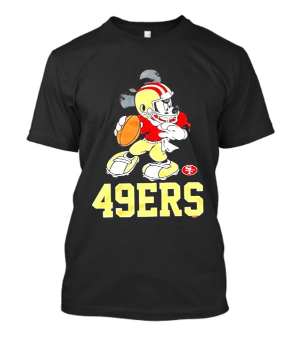 Mickey Mouse San Francisco 49ers Football 49ers T-Shirt