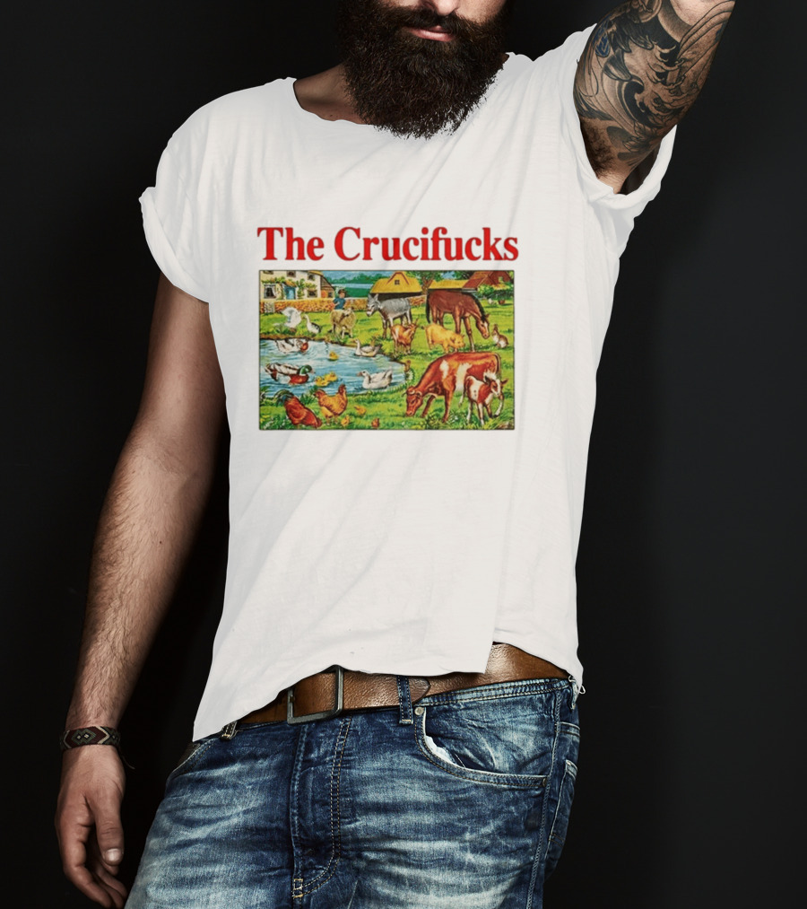 Alternative Tentacles Records The Crucifucks Farmyard T-Shirt
