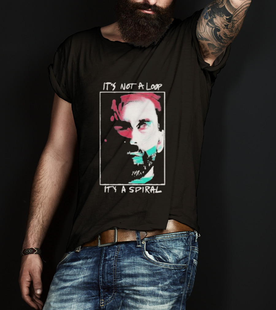 Alan Wake 2 It's Not A Loop It's A Spiral Portrait Style T-Shirt