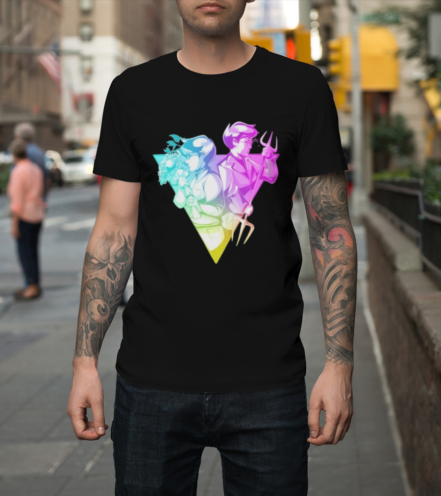 BDTH Division Character Illustration Gradient Style T-Shirt