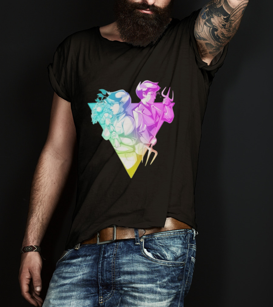 BDTH Division Character Illustration Gradient Style T-Shirt