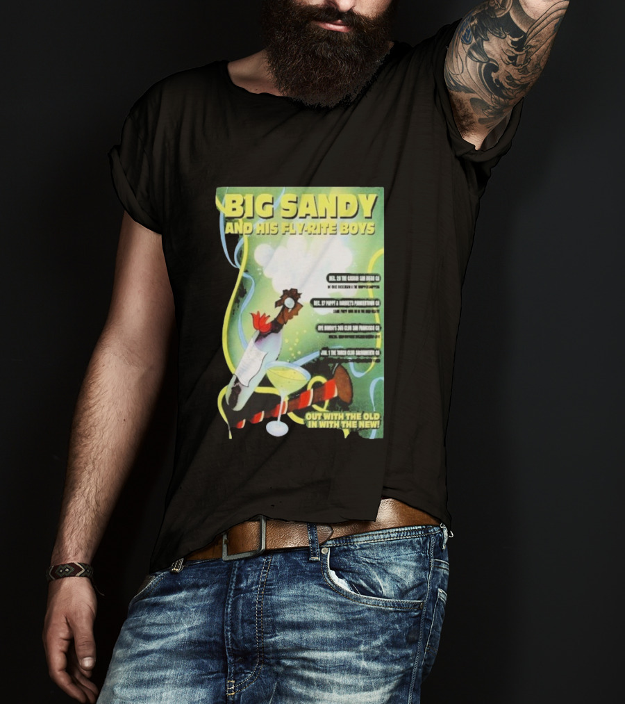 Big Sandy And His Fly-Rite Boys NYE Show 2025 San Francisco CA Event T-Shirt