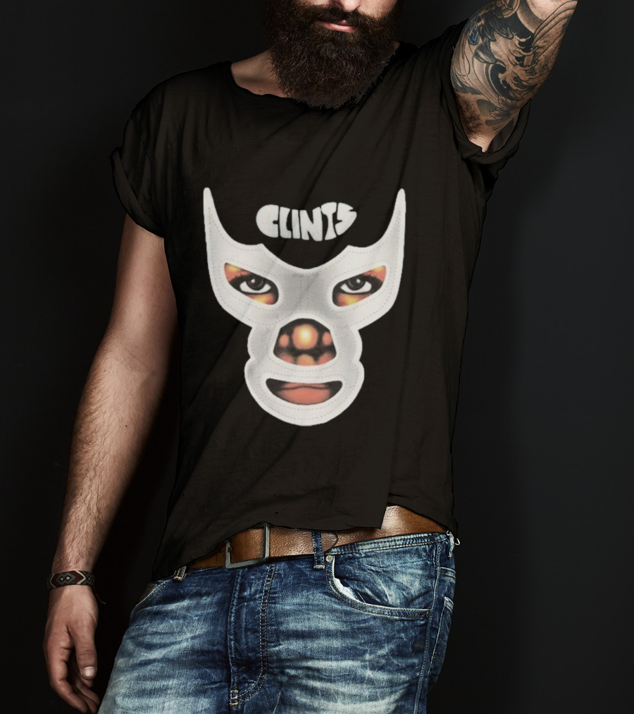 Clints Wrestler Mask Eyes T-Shirt