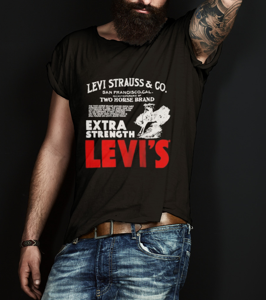 Levi Strauss & Co. San Francisco Two Horse Brand Extra Strength Levi's T-Shirt