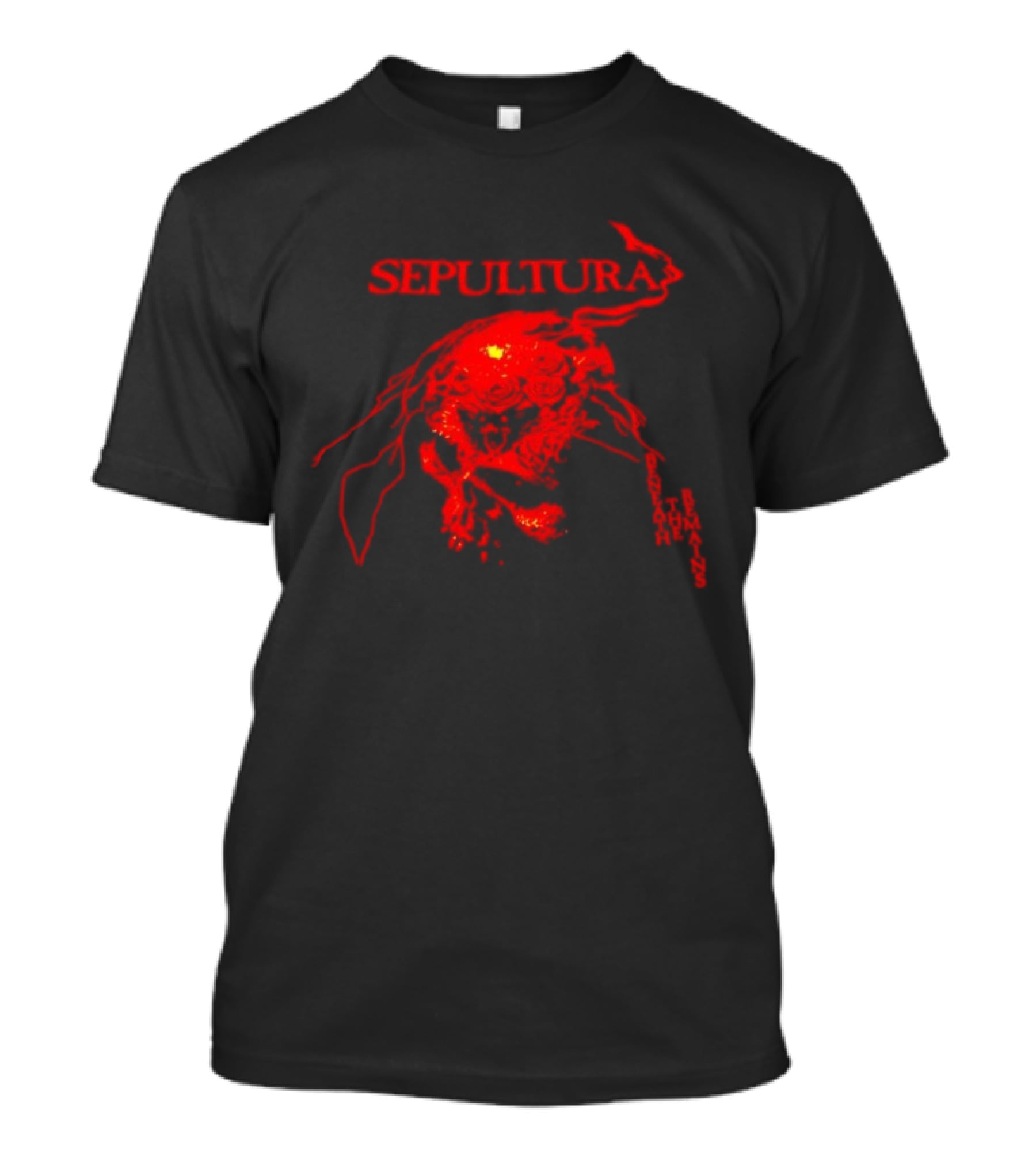 Sepultura Beneath The Remains Skull Artwork Red T-Shirt