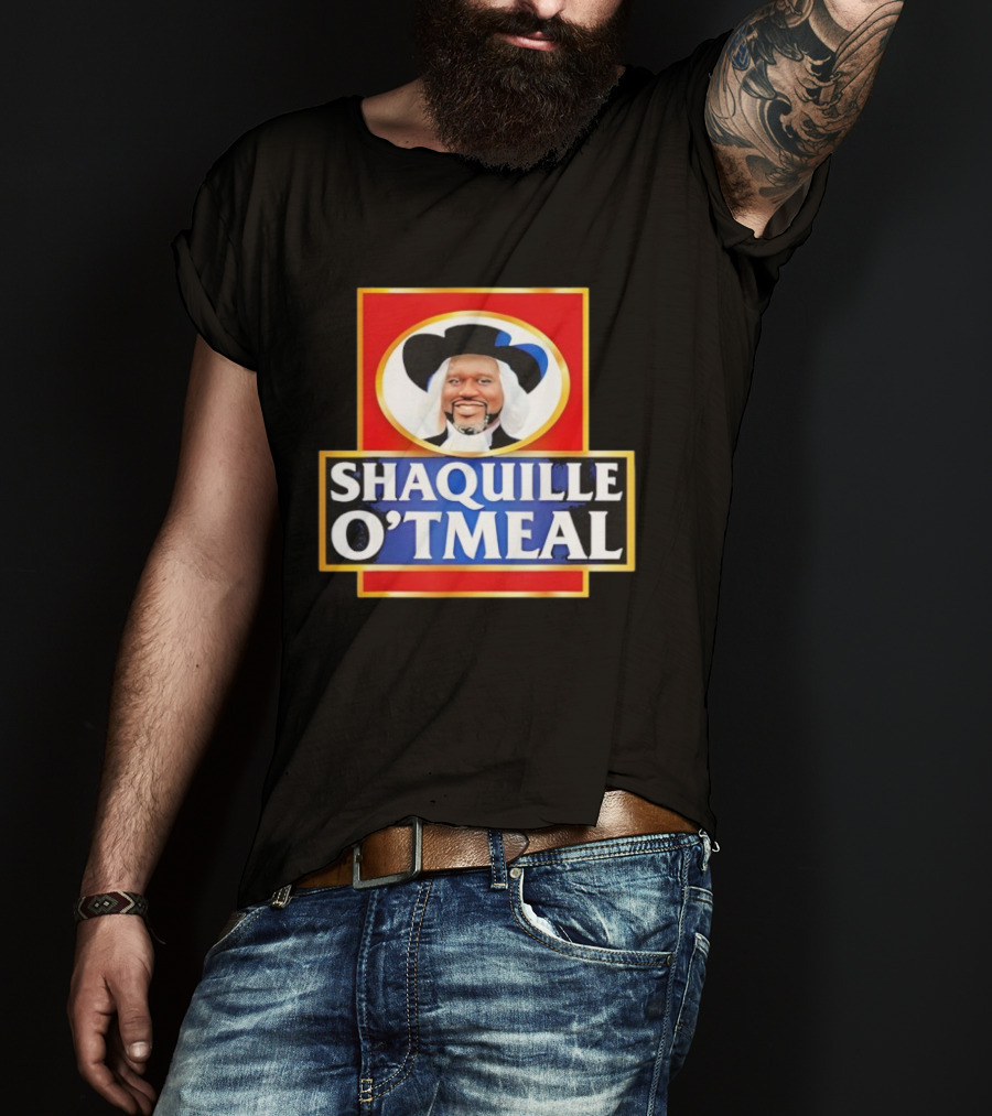 Shaquille Oatmeal Meme Quaker Parody T-Shirt