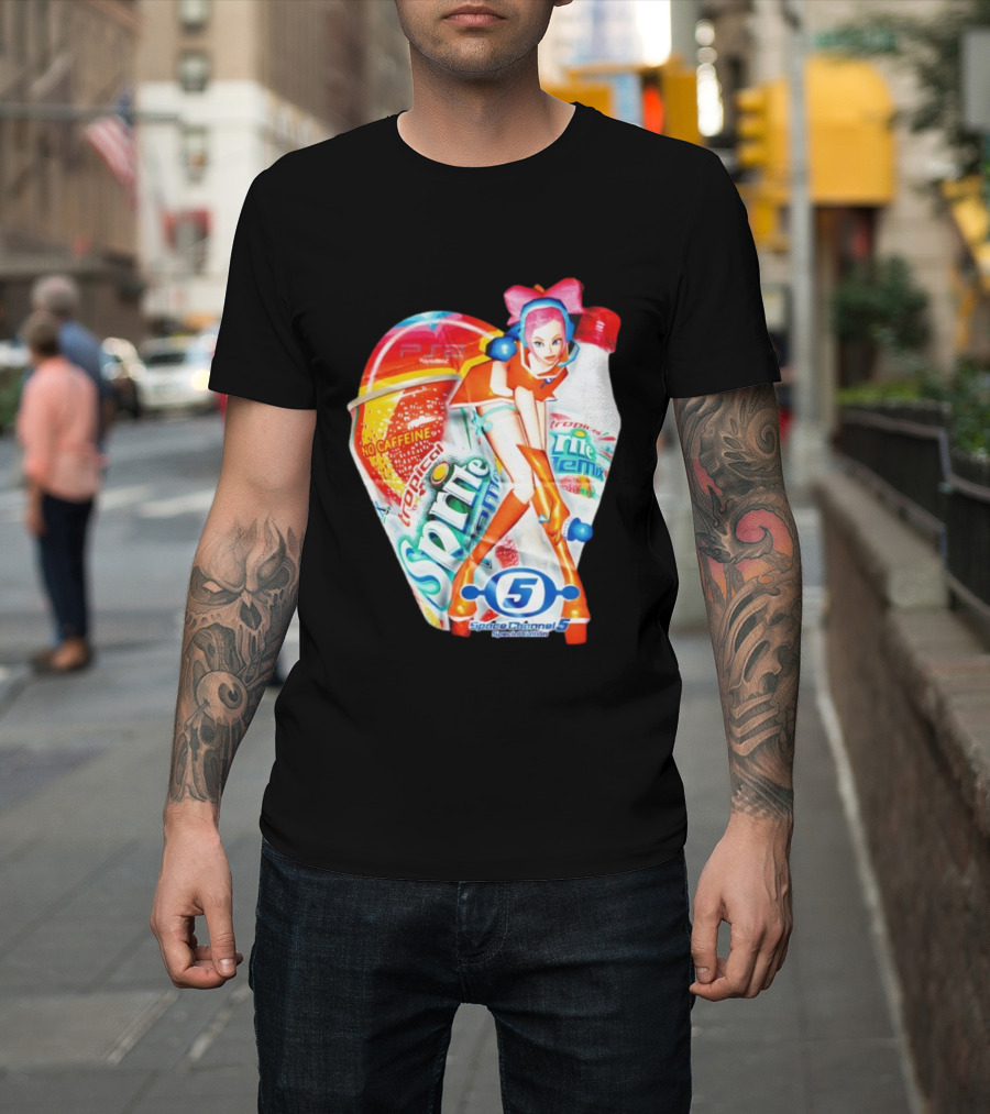 Tropical Sprite Remix No Caffeine Space Channel 5 Special Edition T-Shirt