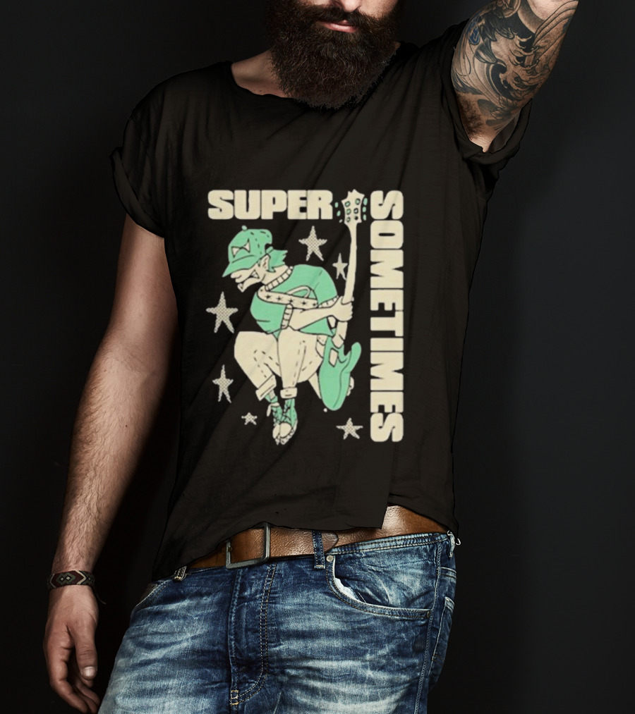 Super Sometimes Jumpman Guitar Star Icon T-Shirt