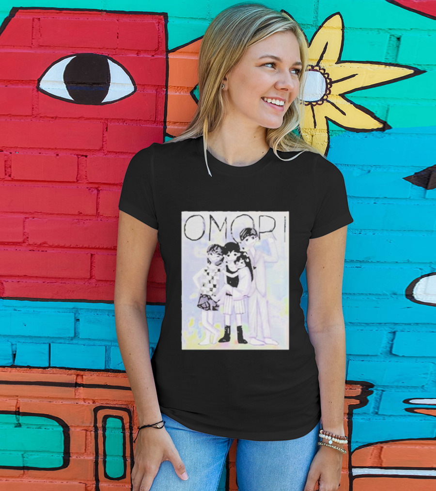OMORI Game Characters Group Illustration T-Shirt