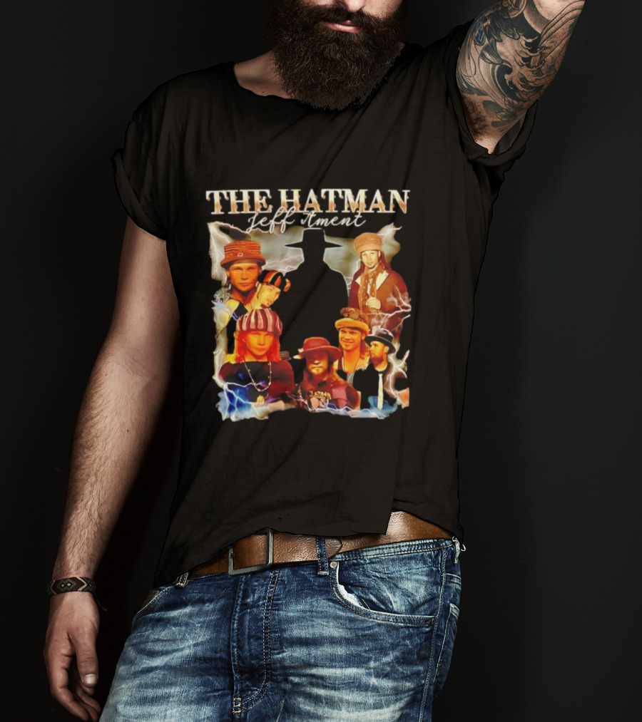 The Hatman Jeff Ament Lightning Collage T-Shirt